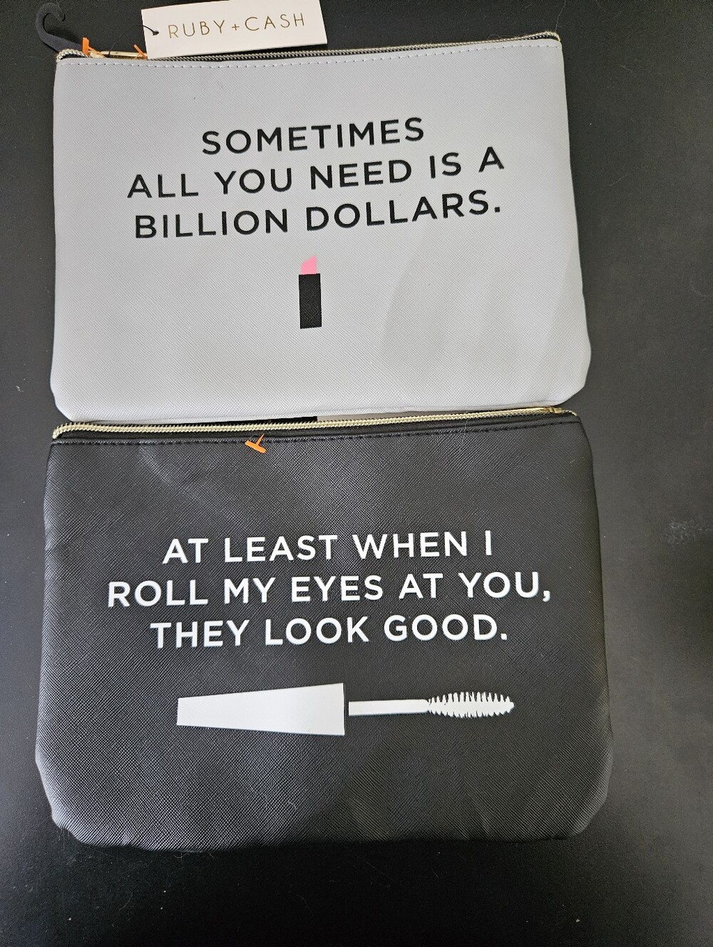 2 Nwt Make Up Pouches